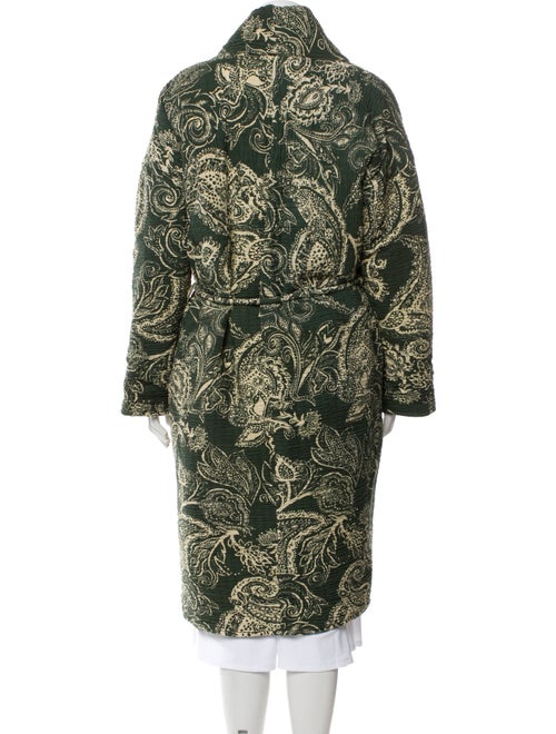 Mara Hoffman Paisley Print Faux Fur Coat