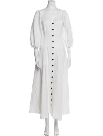 Mara Hoffman Square Neckline Long Dress