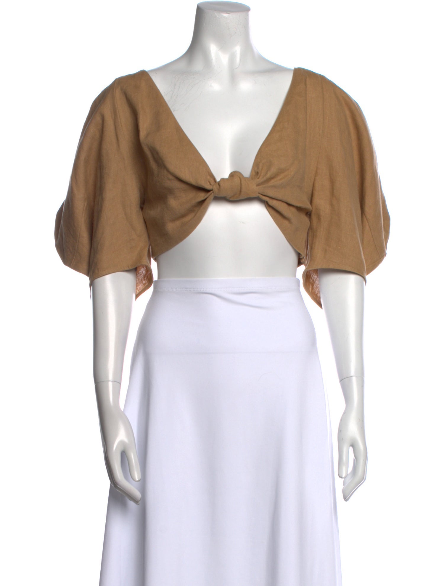 Mara Hoffman Hemp V-Neck Crop Top w/ Tags