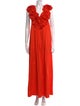 Mara Hoffman V-Neck Long Dress