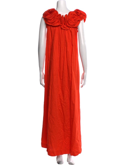 Mara Hoffman V-Neck Long Dress