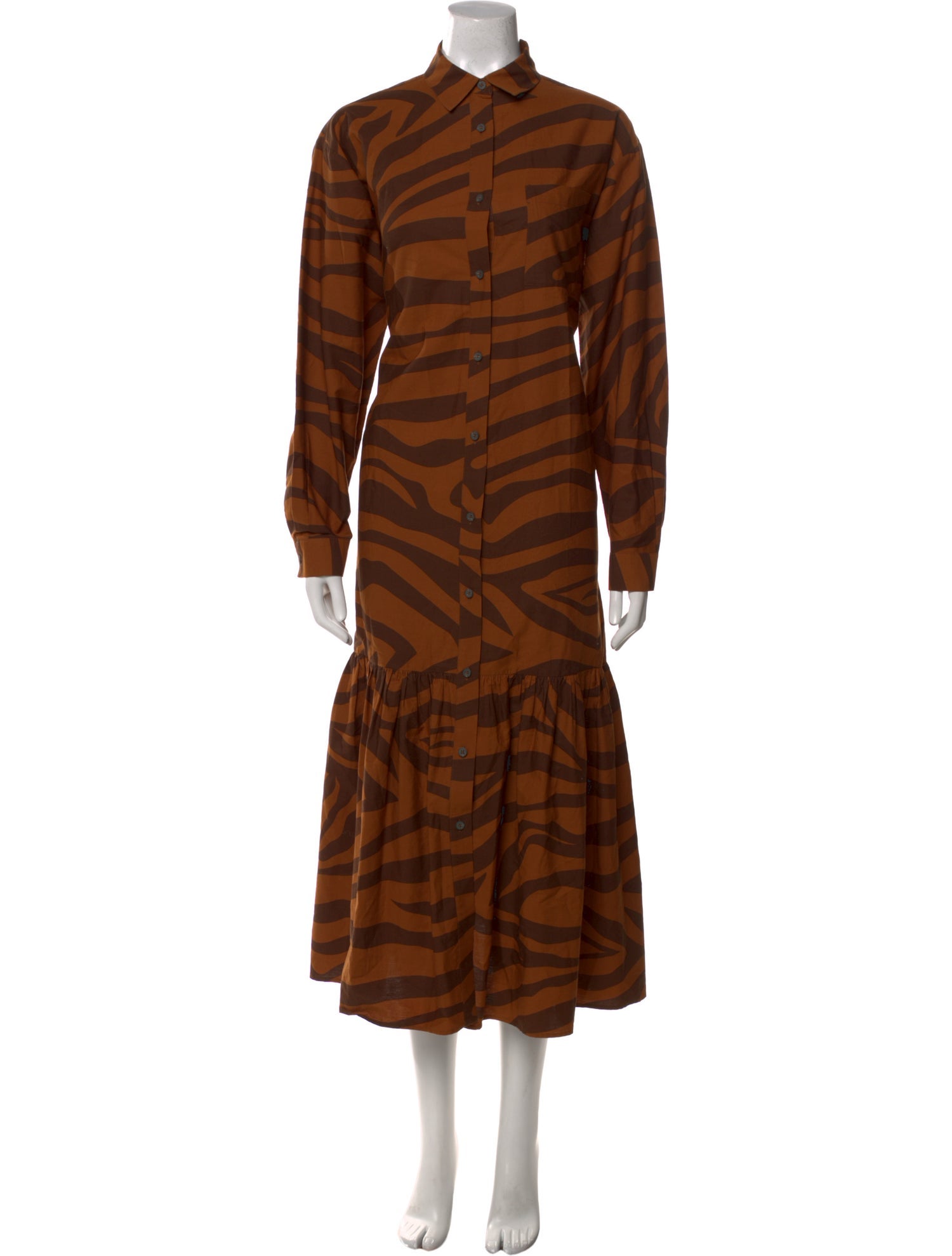 Mara Hoffman Animal Print Long Dress