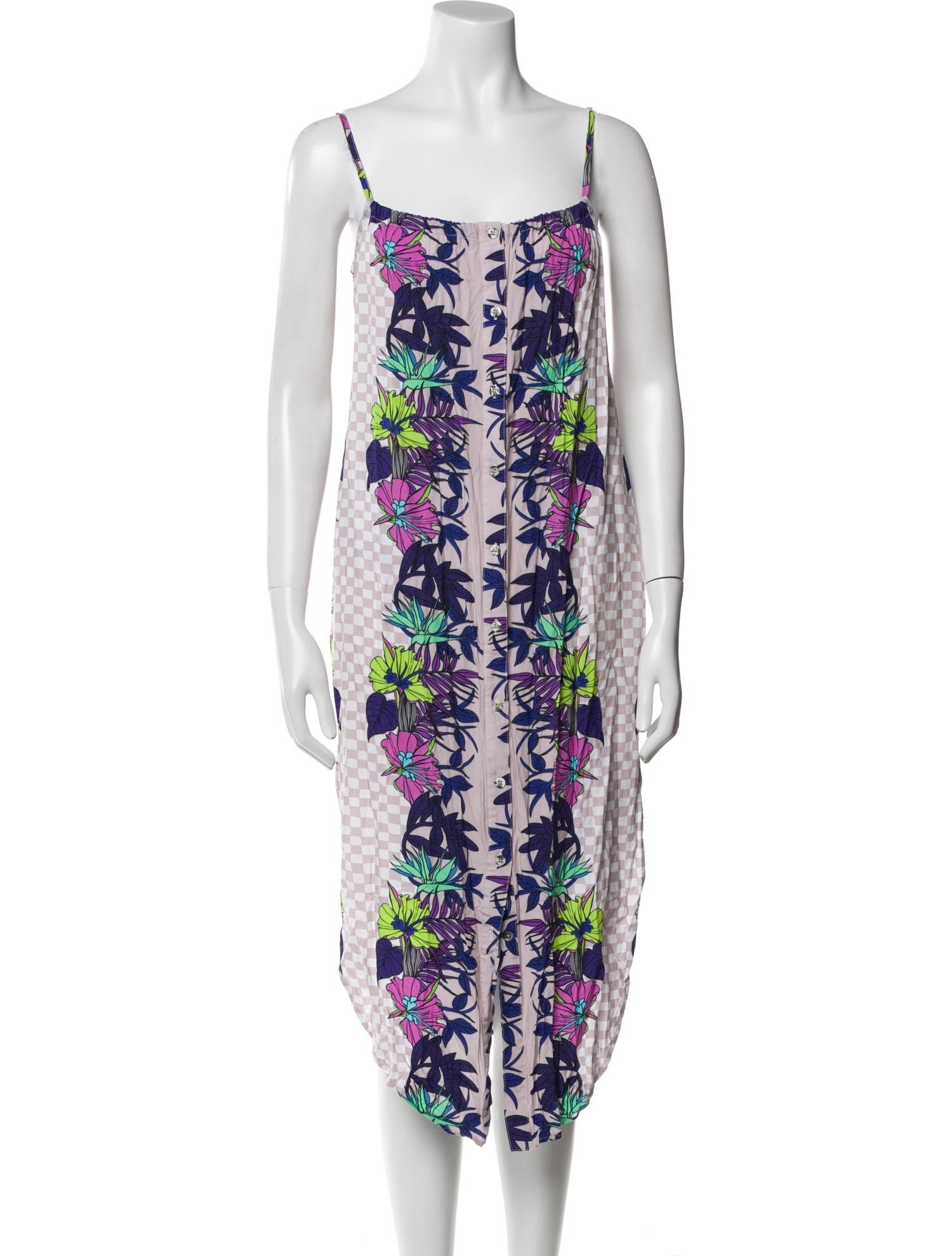 Mara Hoffman Floral Print Knee-Length Dress