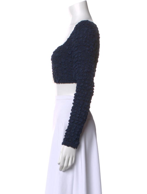 Mara Hoffman Plaid Print Square Neckline Crop Top