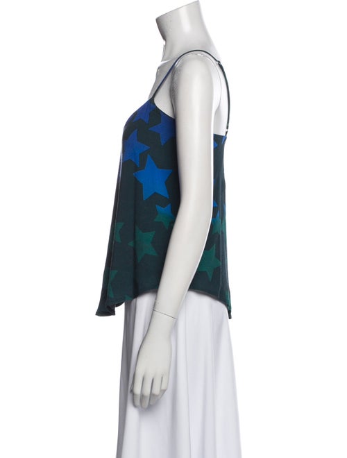 Mara Hoffman Printed V-Neck Crop Top