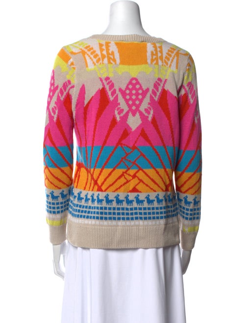 Mara Hoffman Printed Scoop Neck Sweater