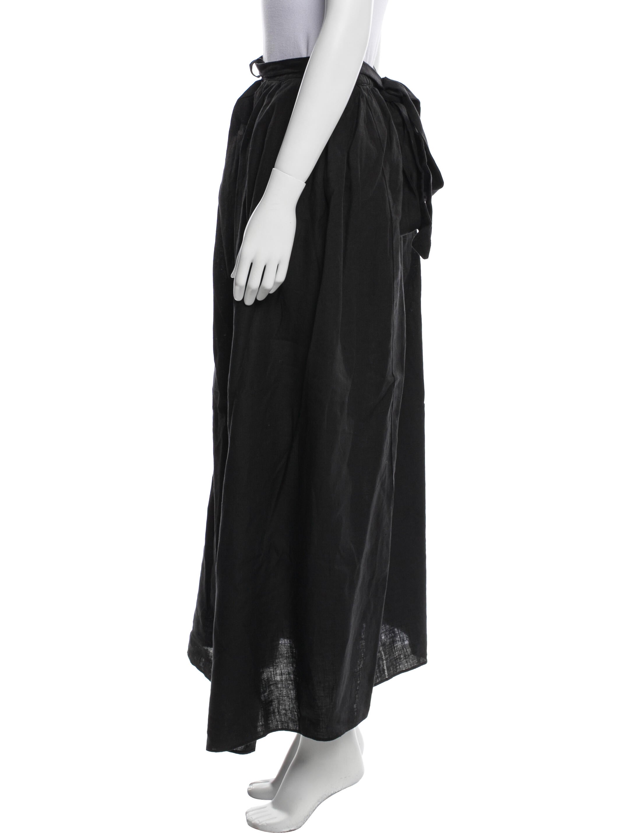 Mara Hoffman Linen Midi Length Skirt