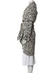 Mara Hoffman Animal Print Trench Coat
