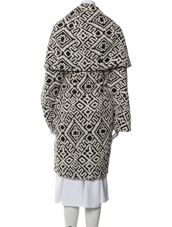 Mara Hoffman Animal Print Trench Coat