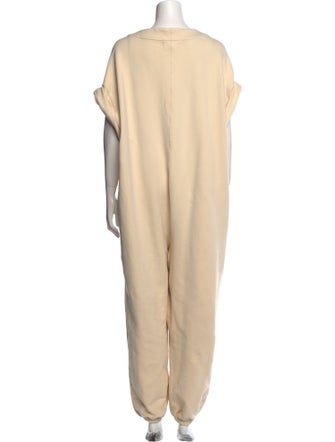 Mara Hoffman Plunge Neckline Jumpsuit