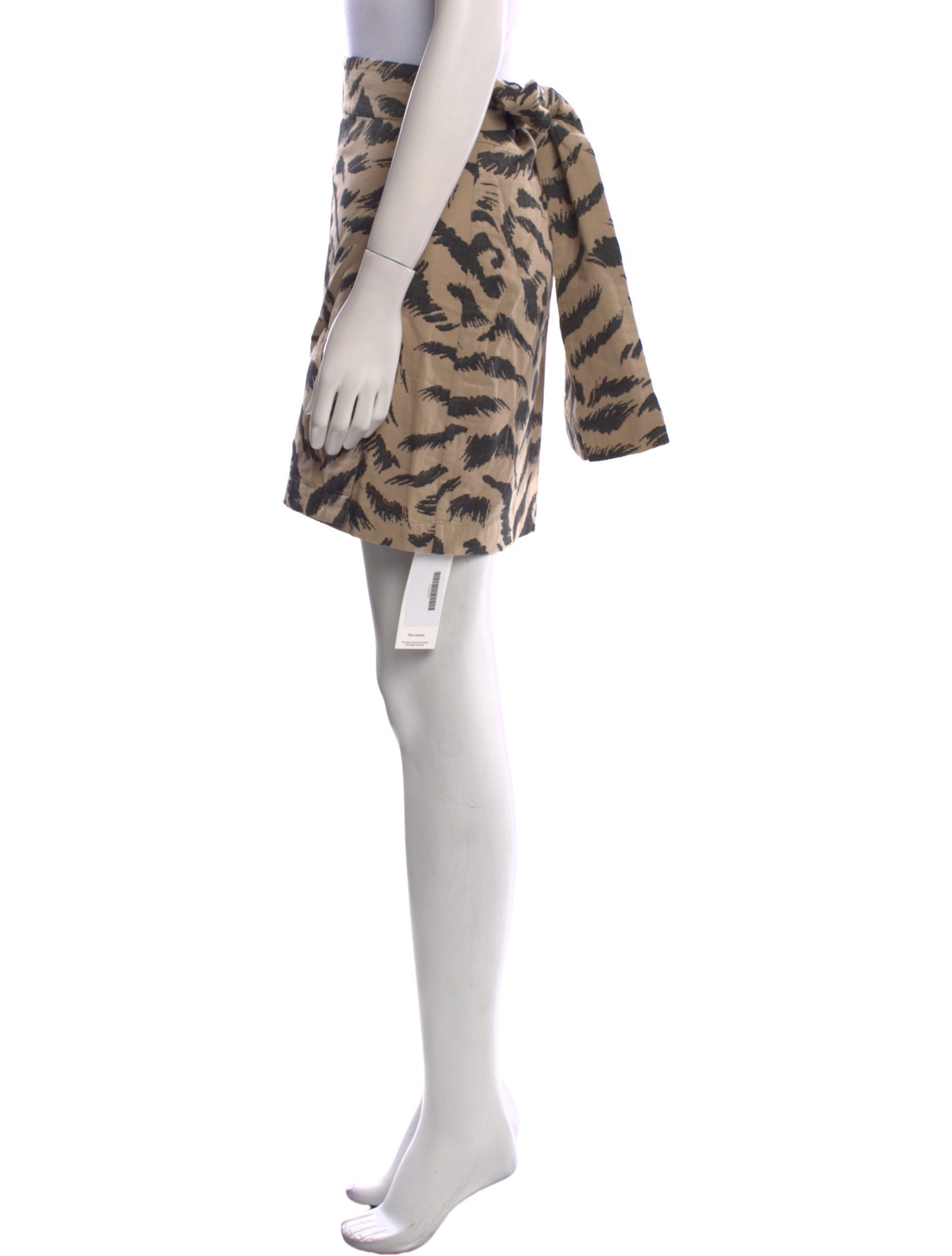 Mara Hoffman Animal Print Mini Skirt