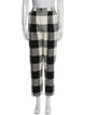Mara Hoffman Plaid Print Straight Leg Pants
