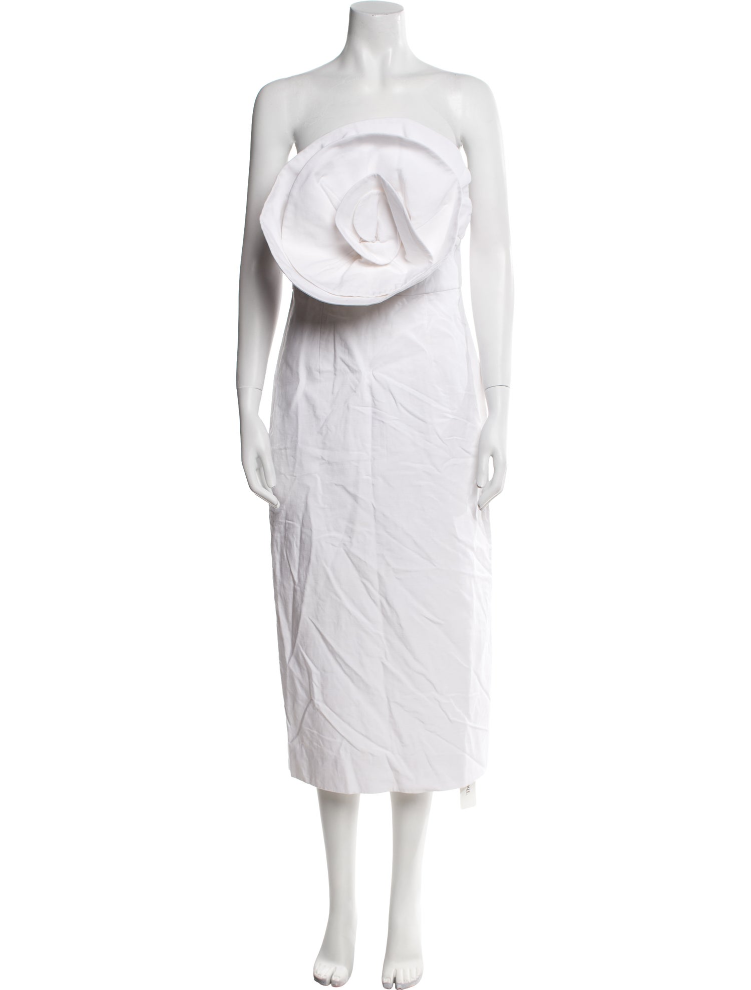 Mara Hoffman Strapless Midi Length Dress