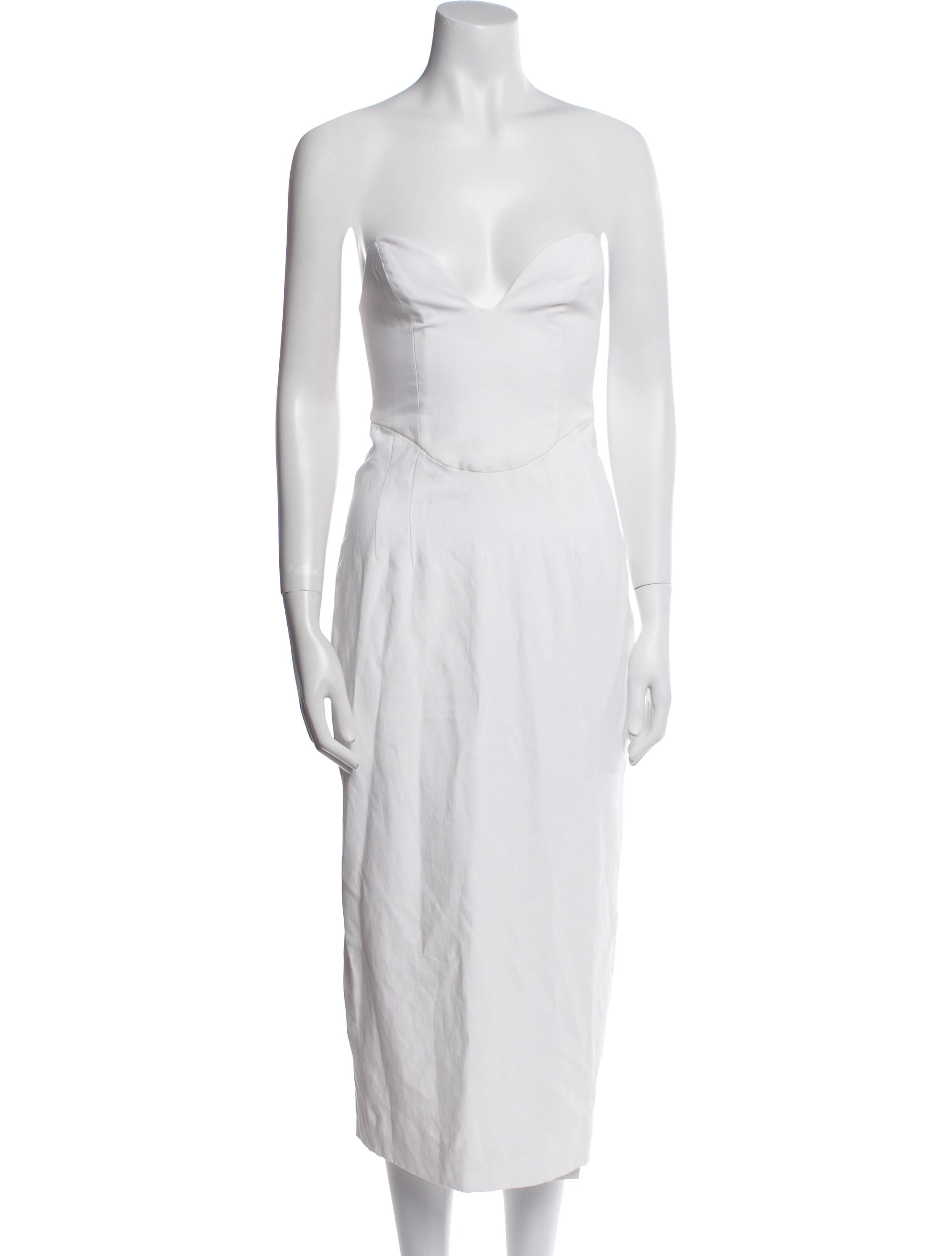 Mara Hoffman Strapless Midi Length Dress