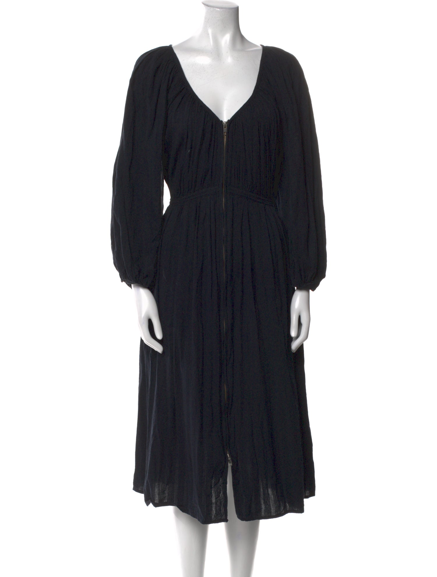 Mara Hoffman V-Neck Midi Length Dress