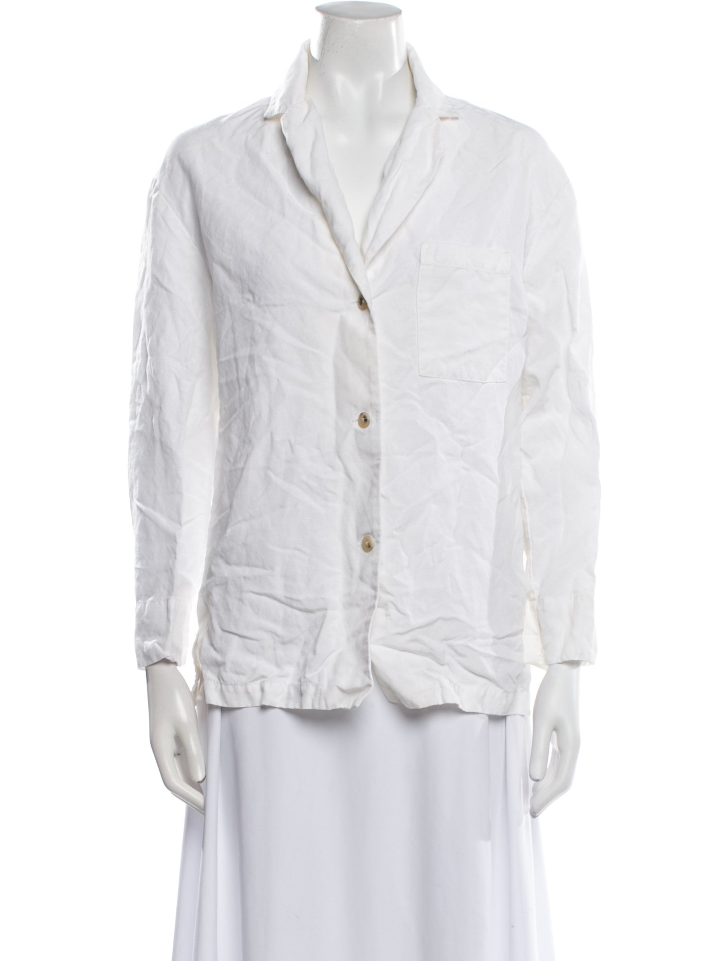 Mara Hoffman Long Sleeve Button-Up Top