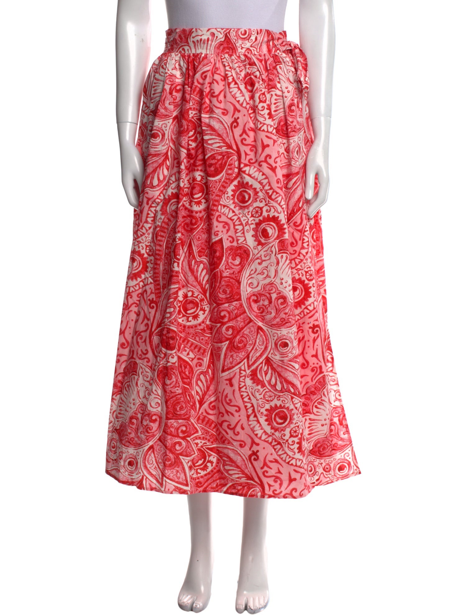 Mara Hoffman Floral Print Midi Length Skirt w/ Tags