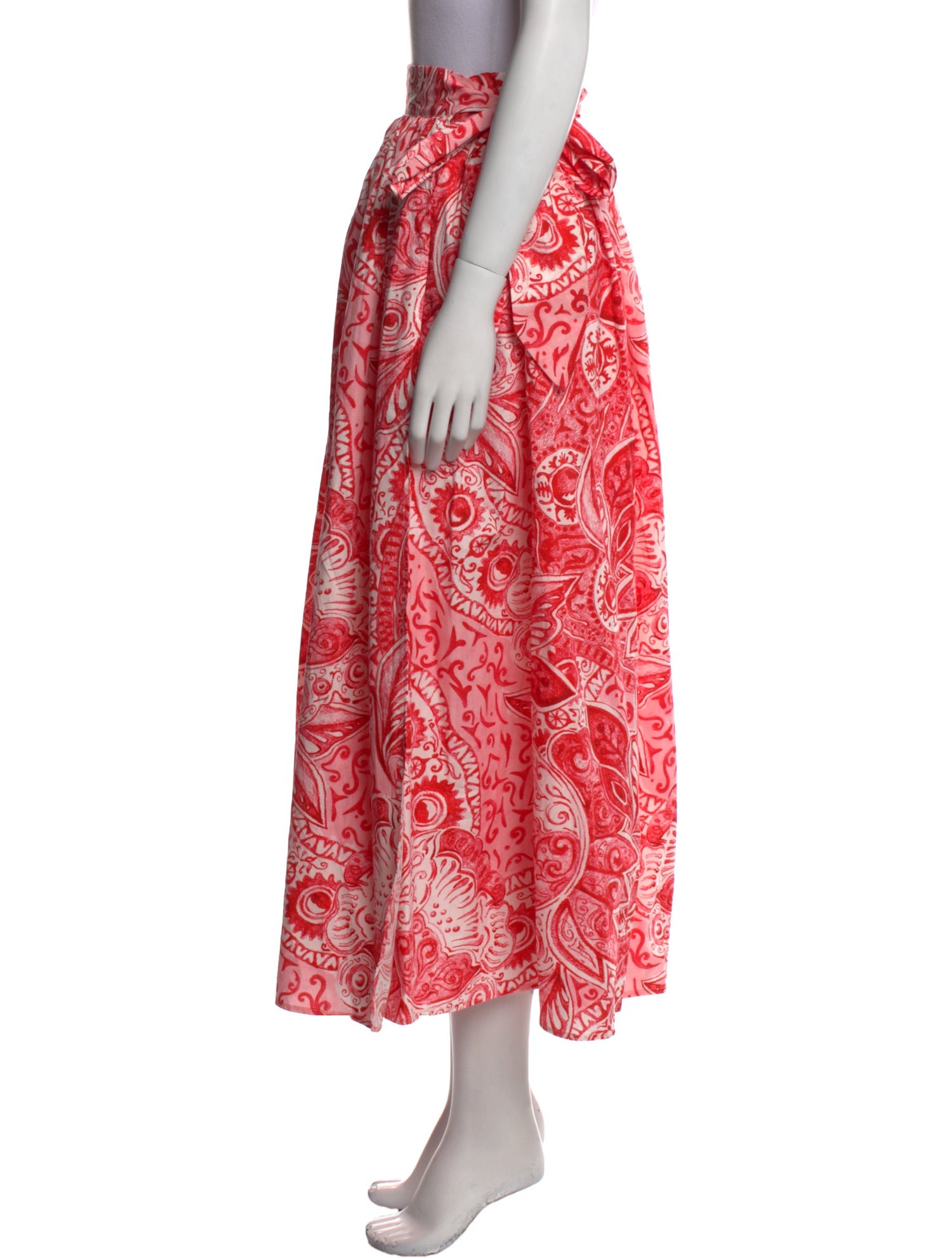 Mara Hoffman Floral Print Midi Length Skirt w/ Tags