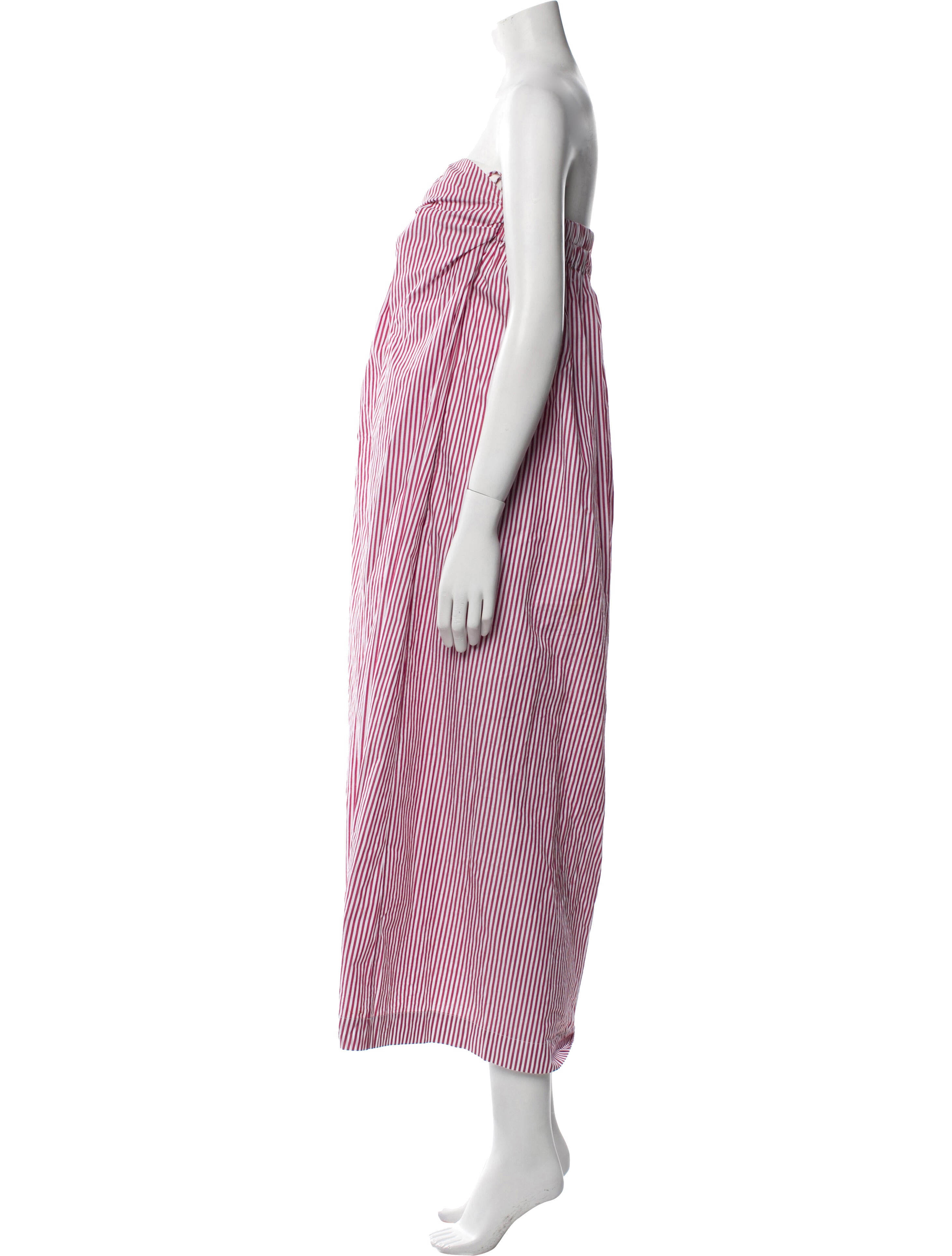 Mara Hoffman Striped Midi Length Dress