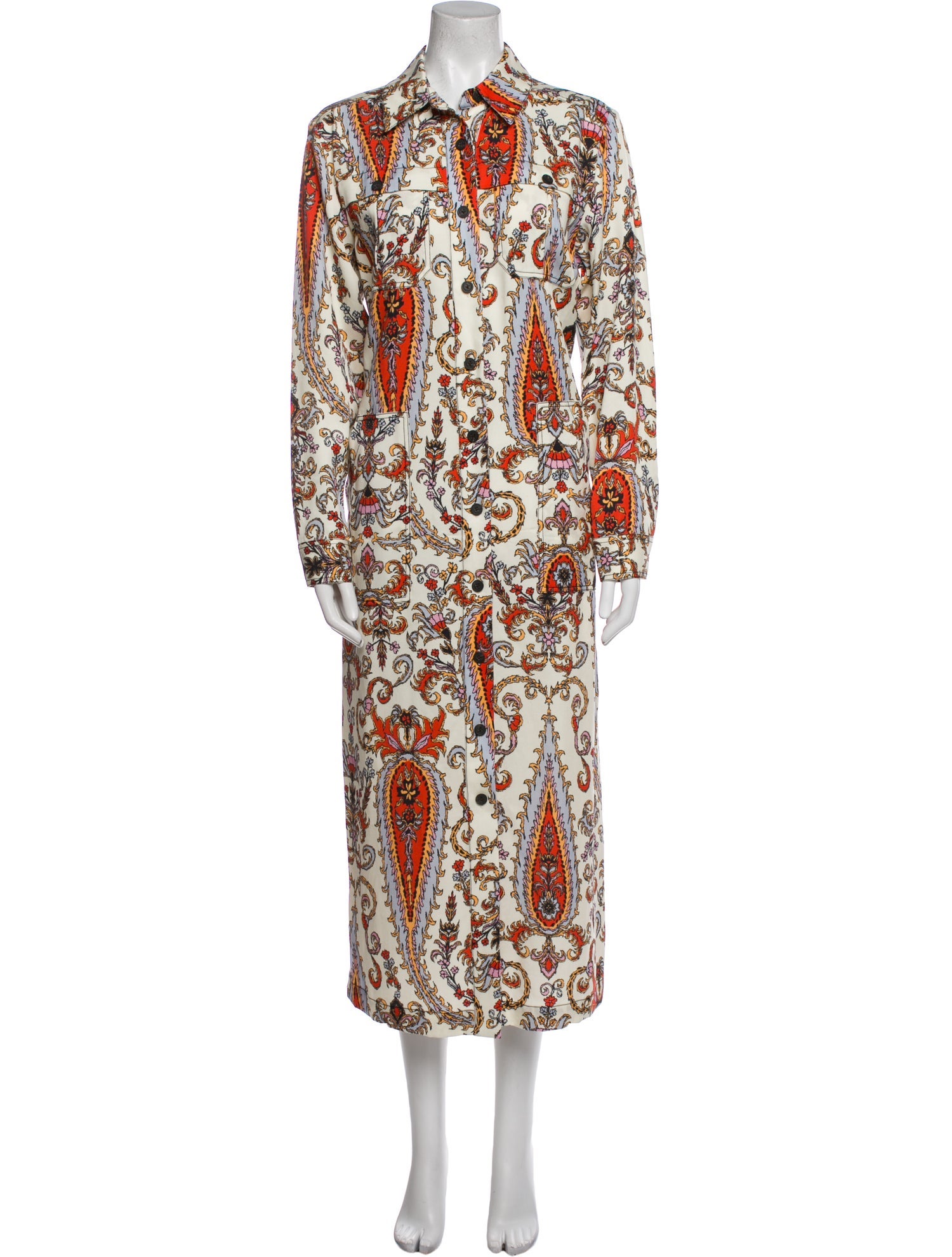 Mara Hoffman Paisley Print Long Dress