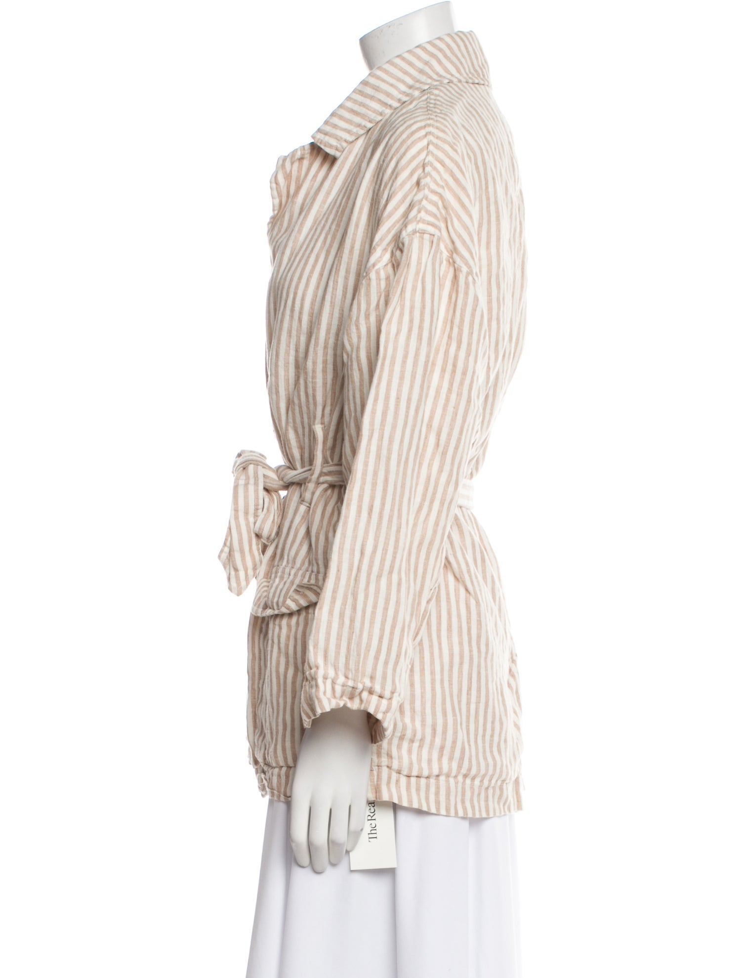 Mara Hoffman Linen Striped Jacket