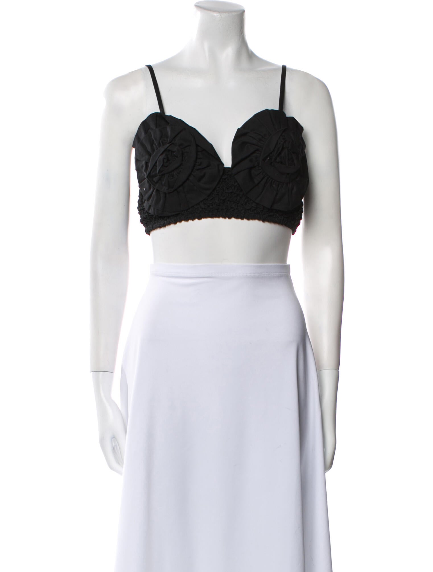 Mara Hoffman Square Neckline Sleeveless Crop Top