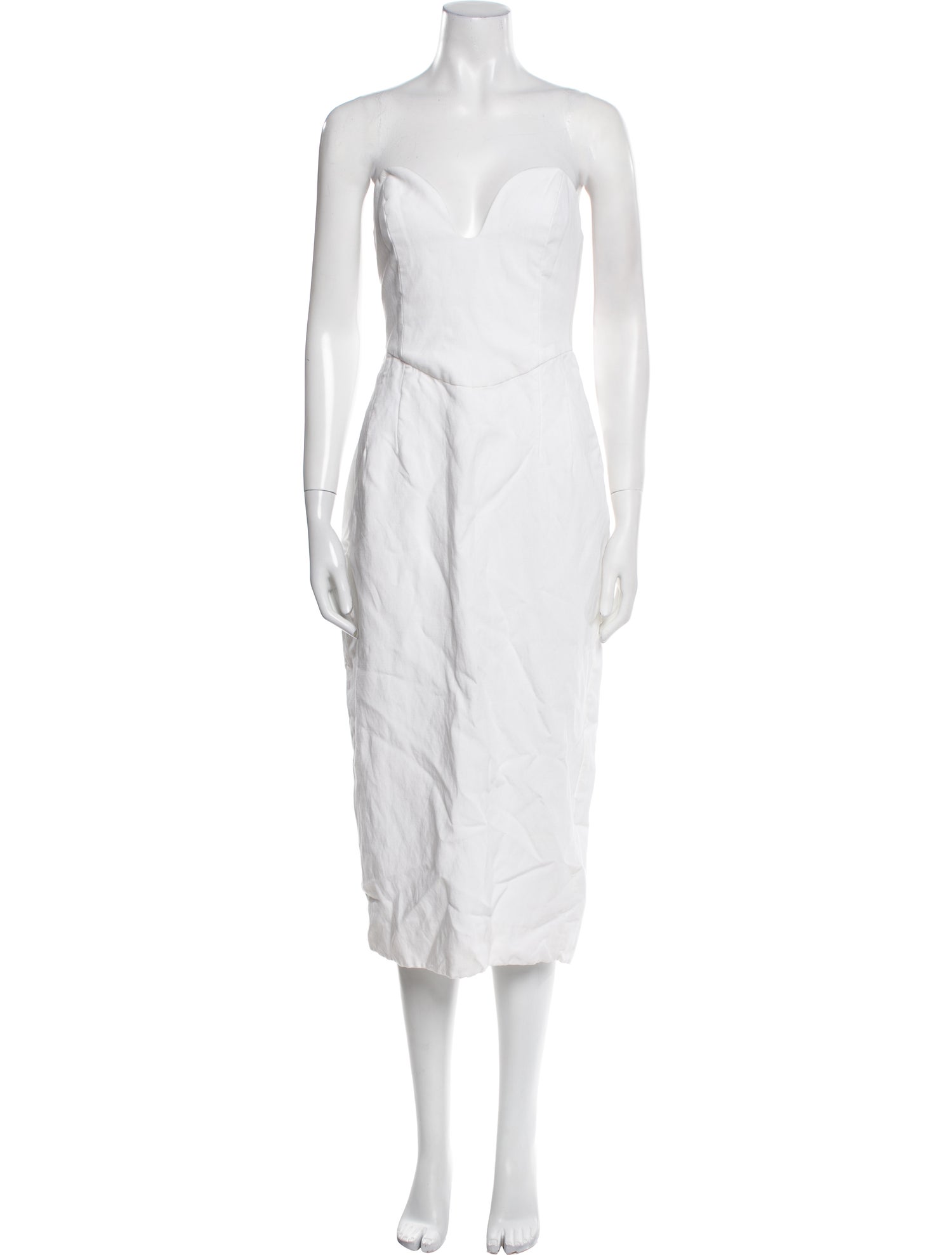 Mara Hoffman Strapless Midi Length Dress