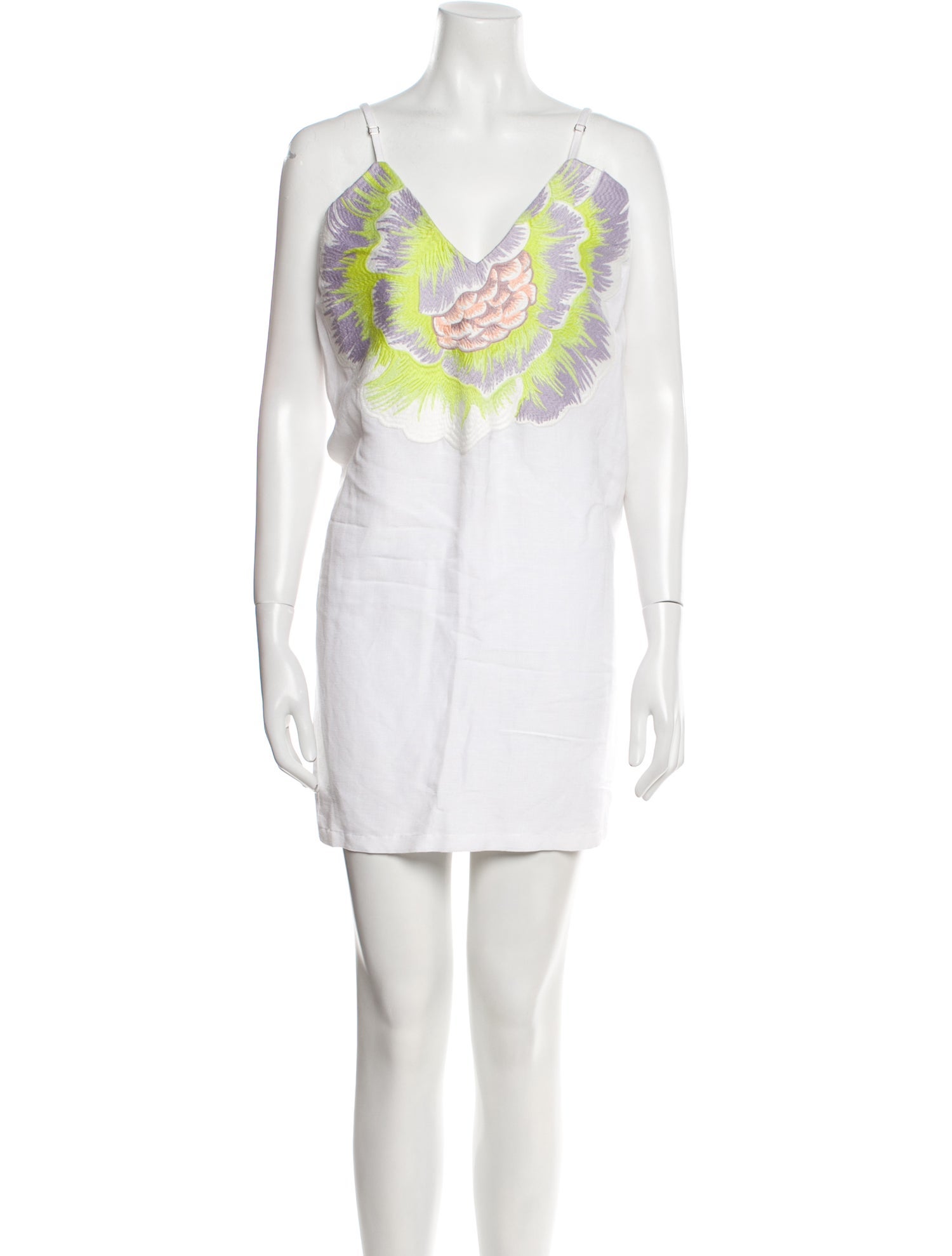 Mara Hoffman Graphic Print Mini Dress - White Dresses, Clothing - WHX65765  | The RealReal