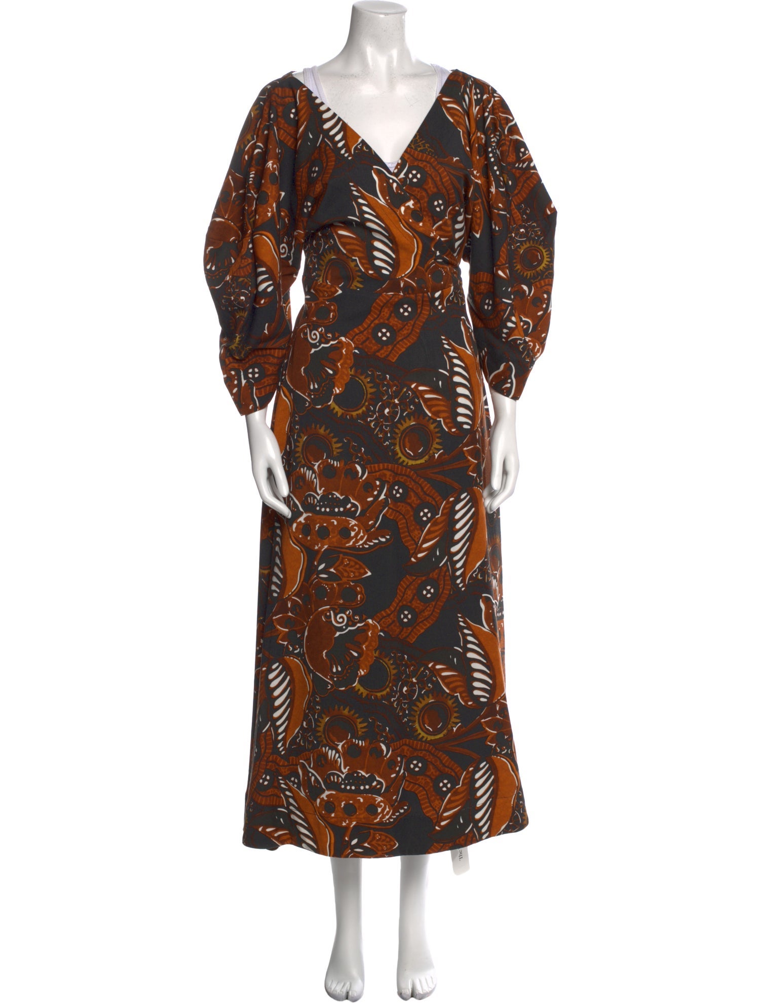 Mara Hoffman Paisley Print Midi Length Dress