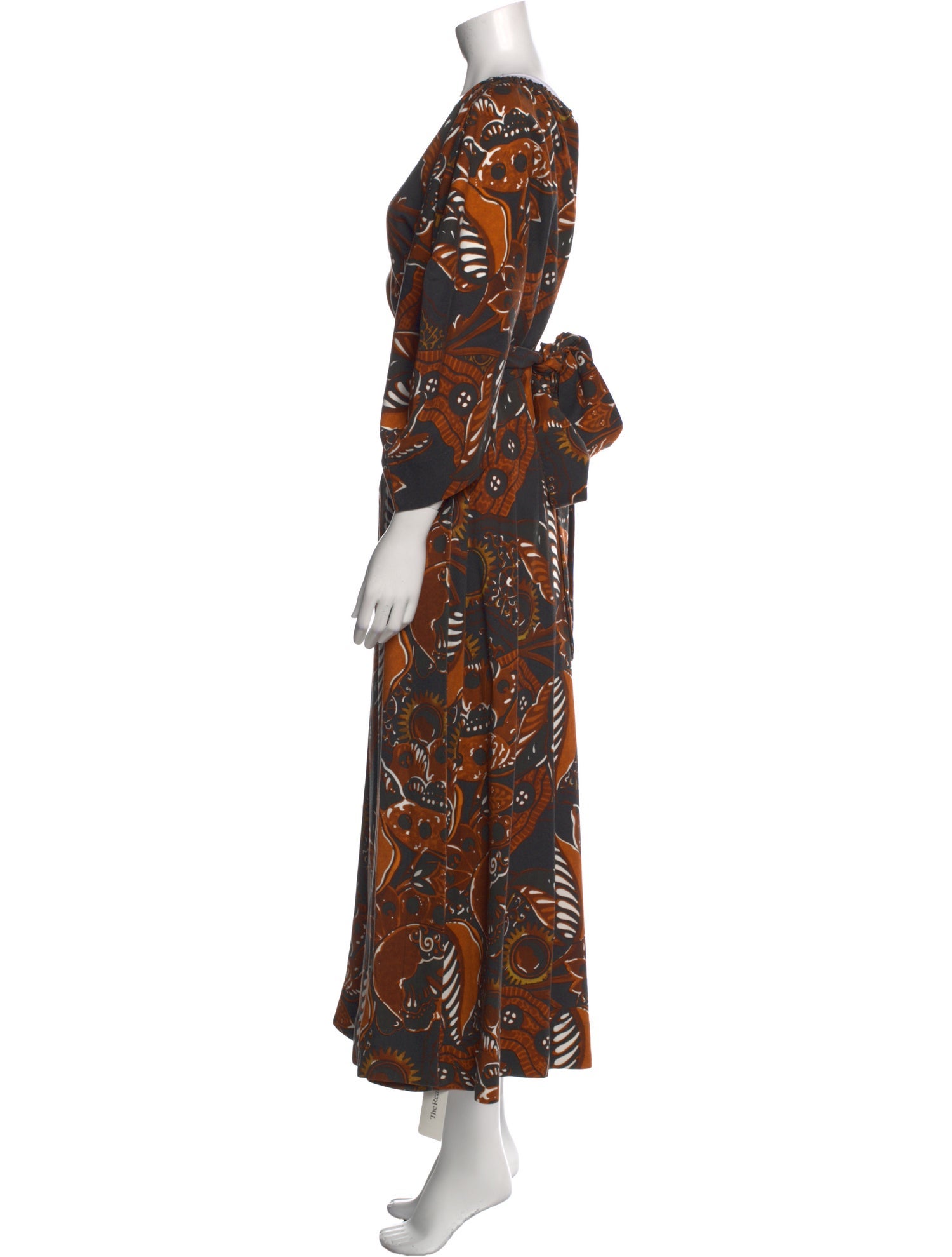 Mara Hoffman Paisley Print Midi Length Dress