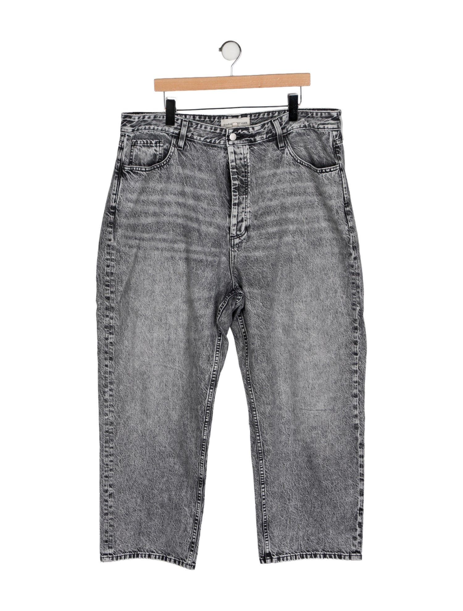 Mara Hoffman High-Rise Wide Leg Jeans