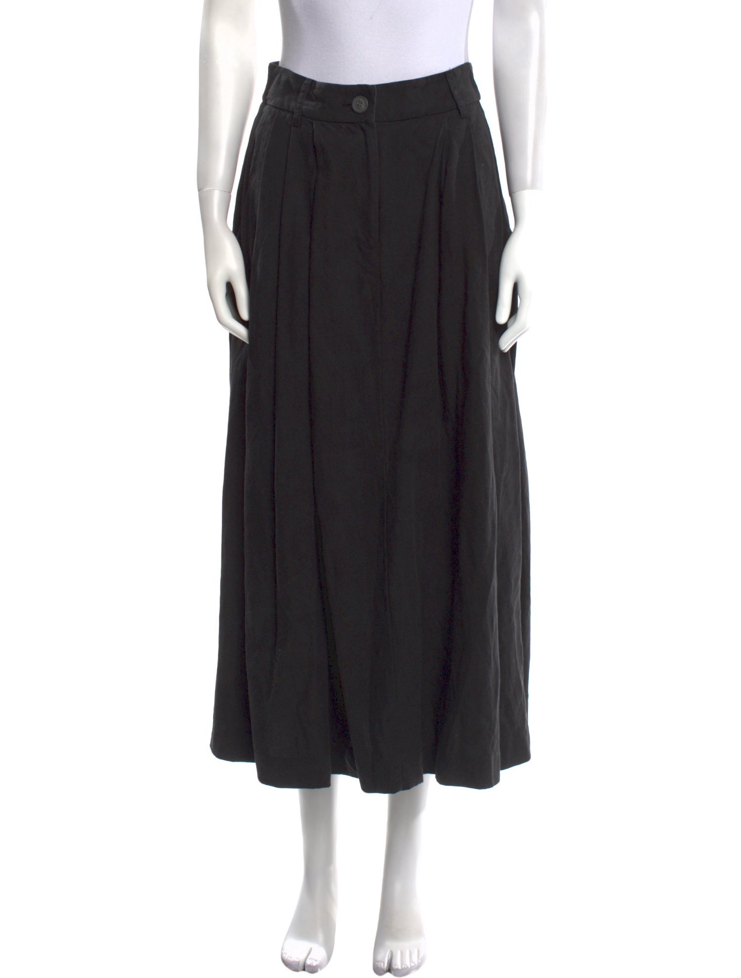 Mara Hoffman Pleated Accents Midi Length Skirt
