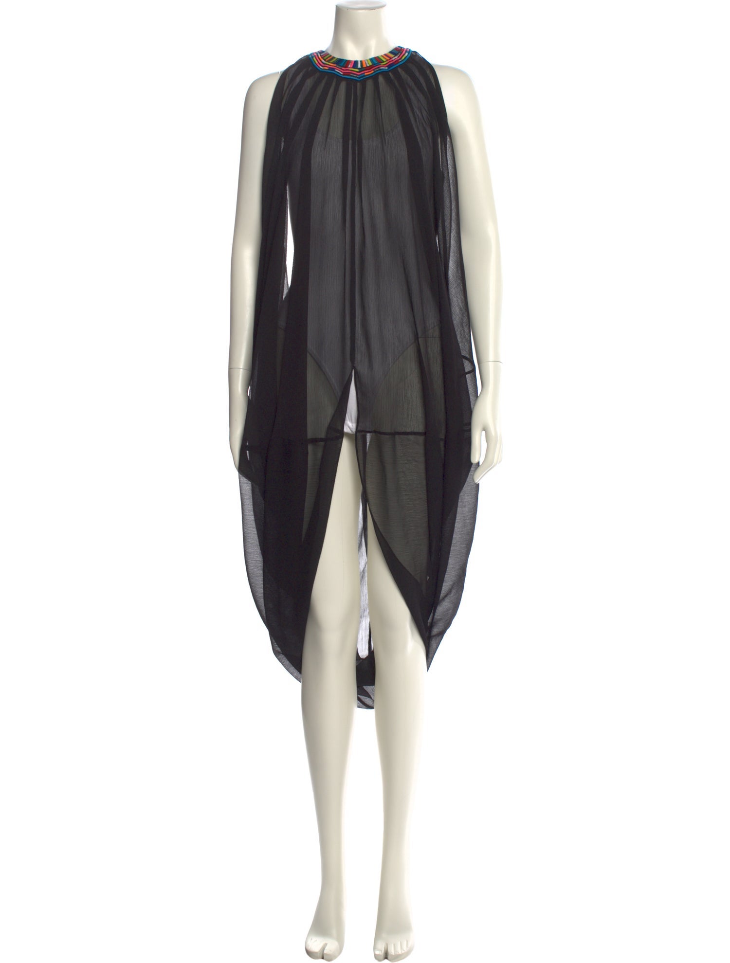 Mara Hoffman Crew Neck Long Dress