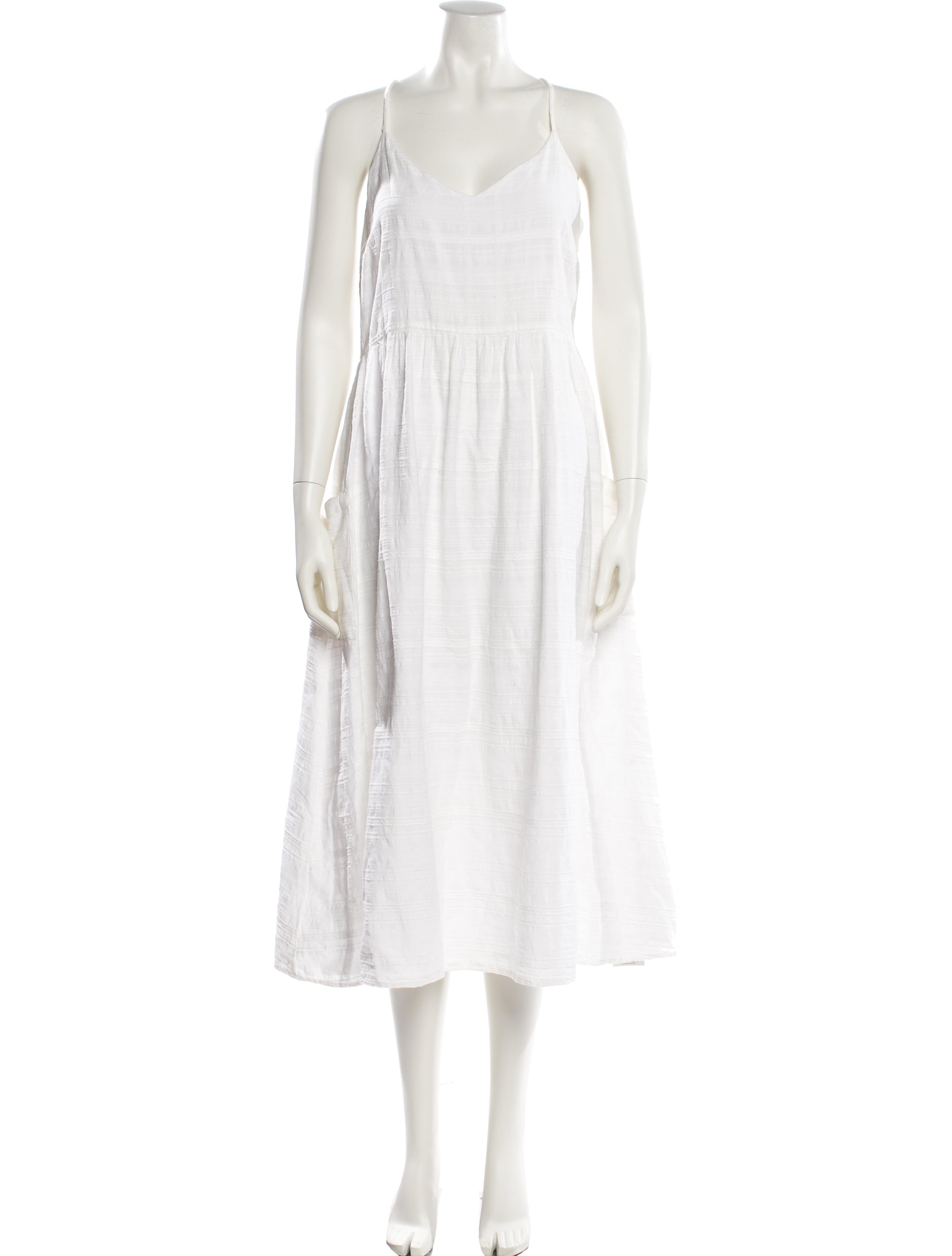 Mara Hoffman Scoop Neck Long Dress