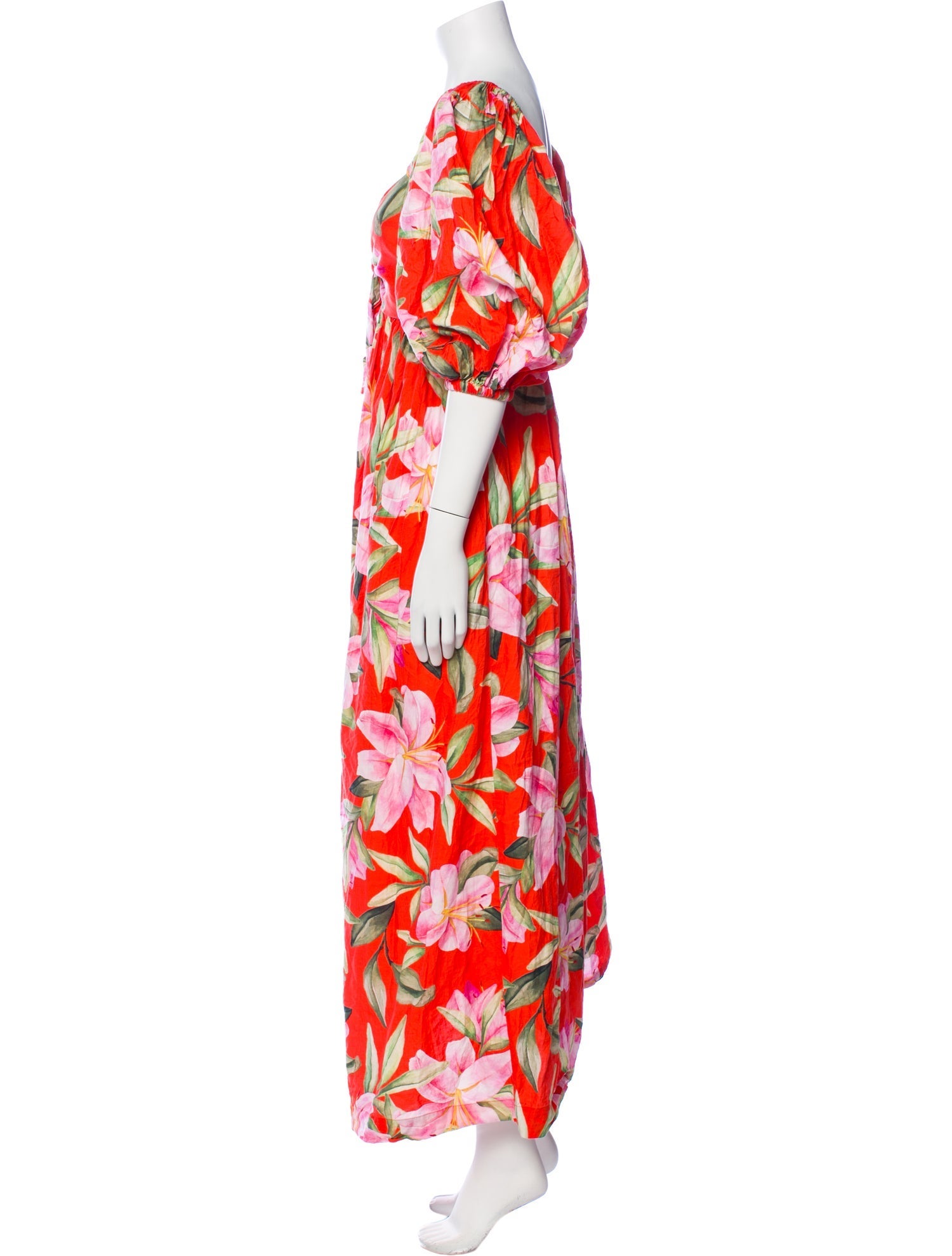 Mara Hoffman Printed Ruffle Embellishment Cover-Up