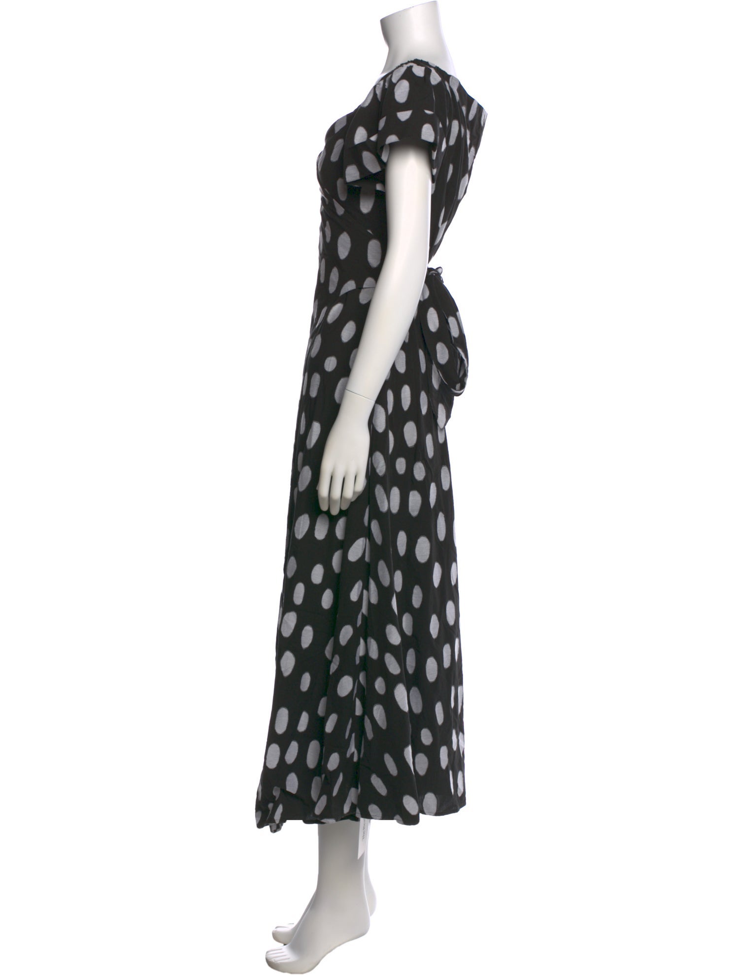 Mara Hoffman Polka Dot Print Long Dress