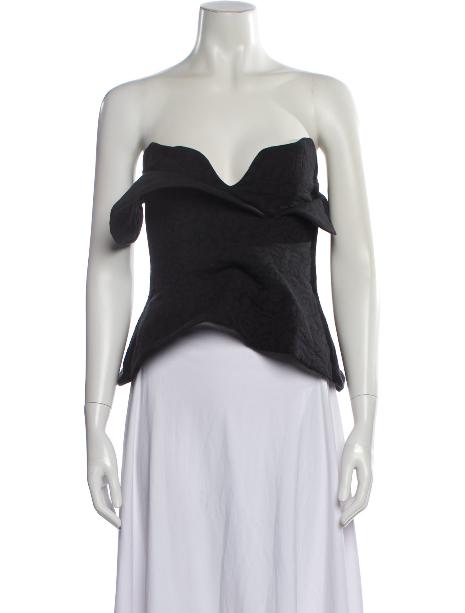 Mara Hoffman Patterned Strapless Top