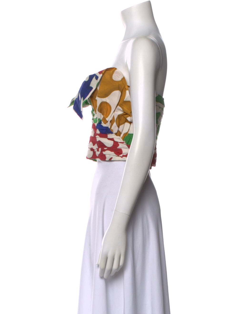 Mara Hoffman Patterned Strapless Top - image 2