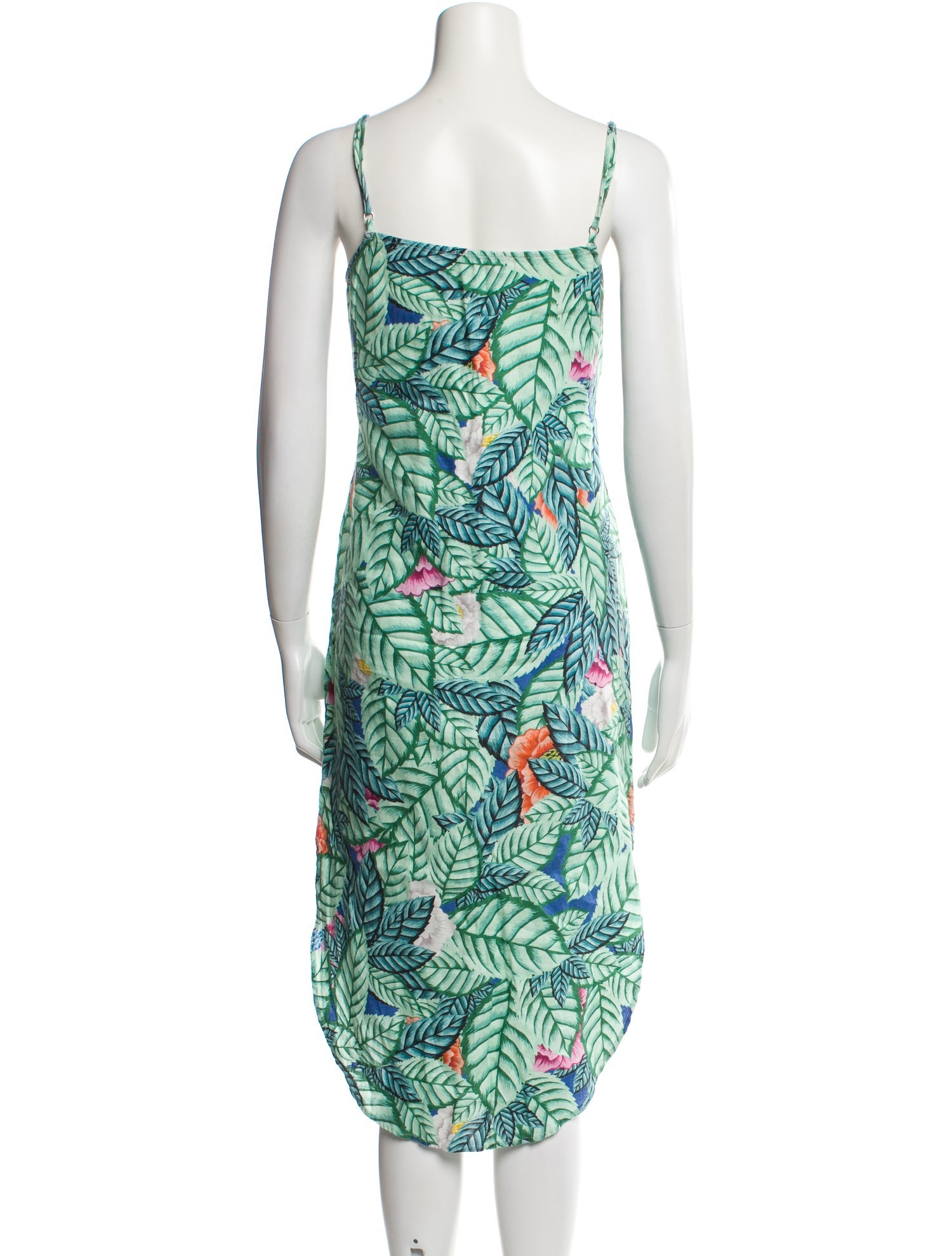 mara hoffman midi dress Mara Hoffman Lolita Front-Tie Floral Midi Dress