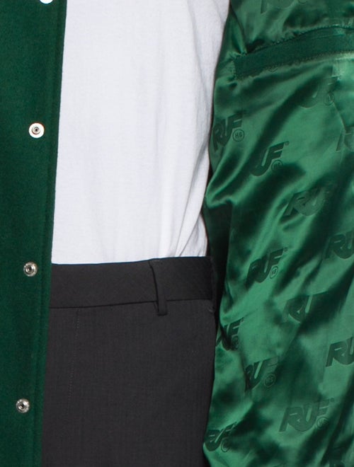 Highsnobiety Wool Graphic Print Varsity Jacket