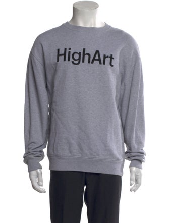 Highsnobiety Graphic Print Crew Neck Pullover