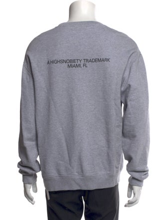 Highsnobiety Graphic Print Crew Neck Pullover