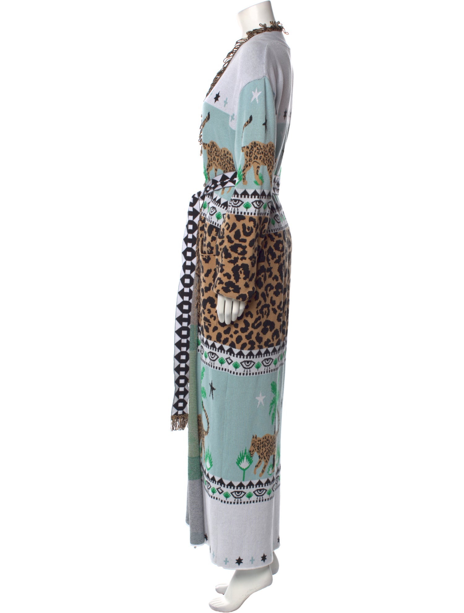 Hayley Menzies Printed V-Neck Sweater