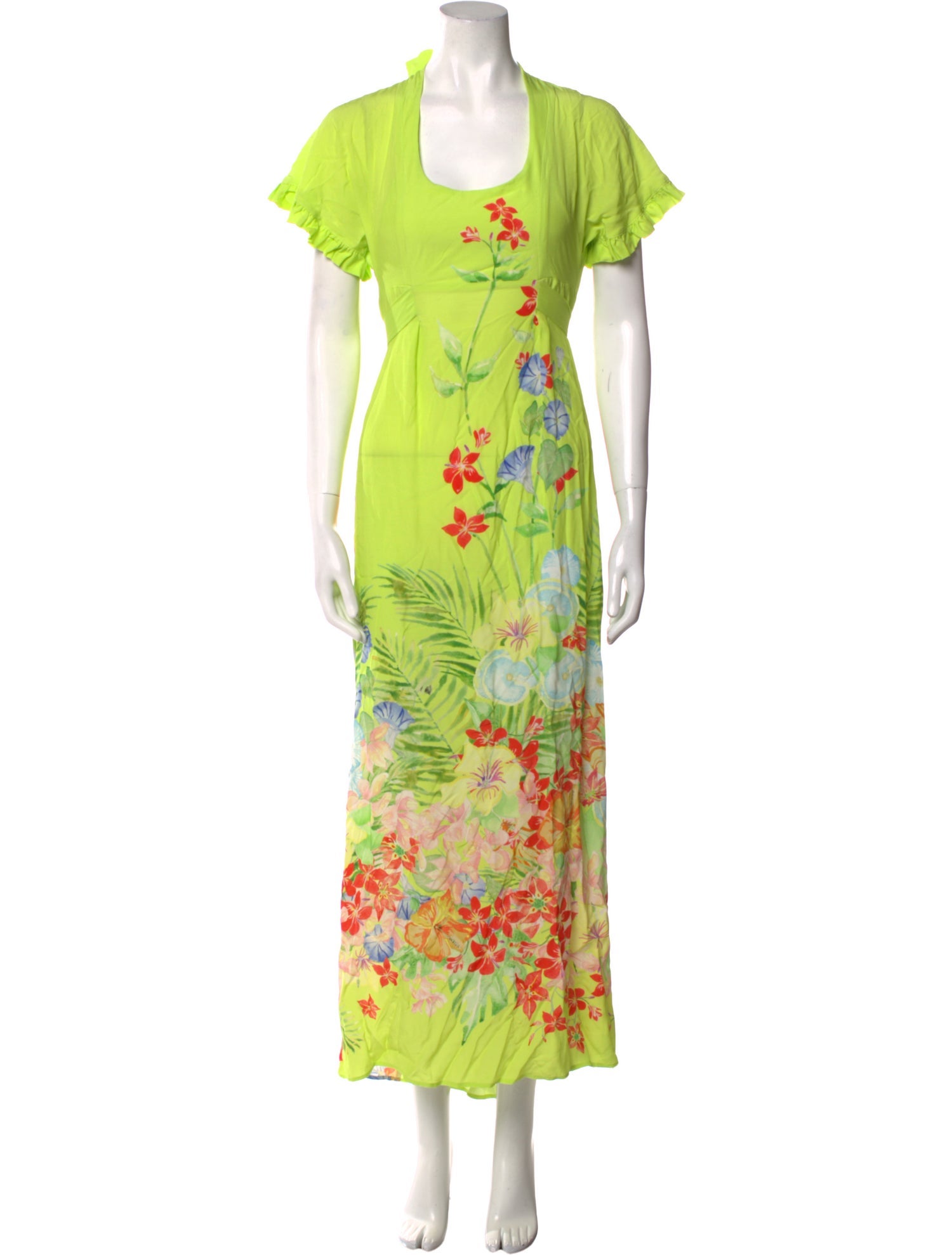 Hayley Menzies Floral Print Long Dress