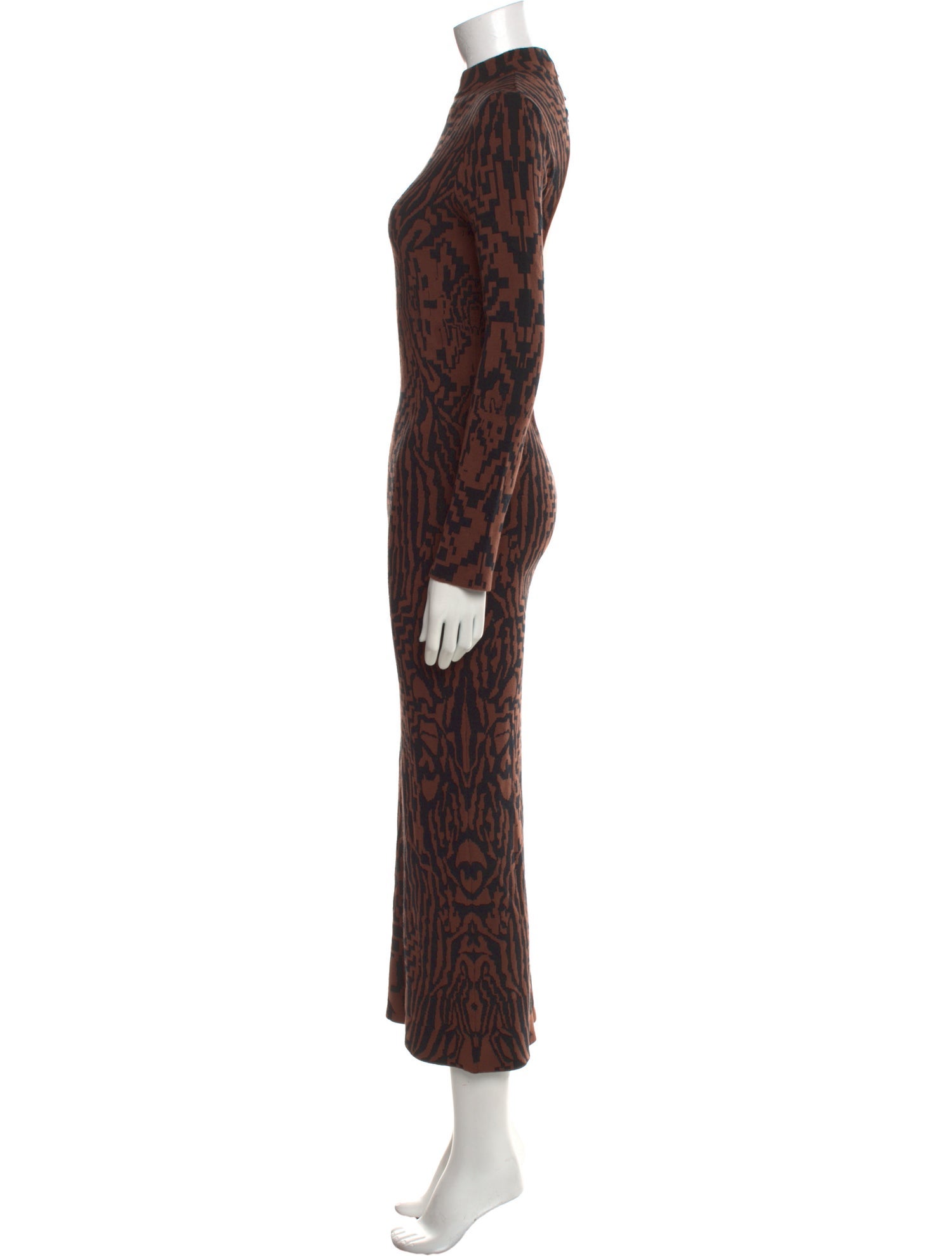 Hayley Menzies Animal Print Long Dress
