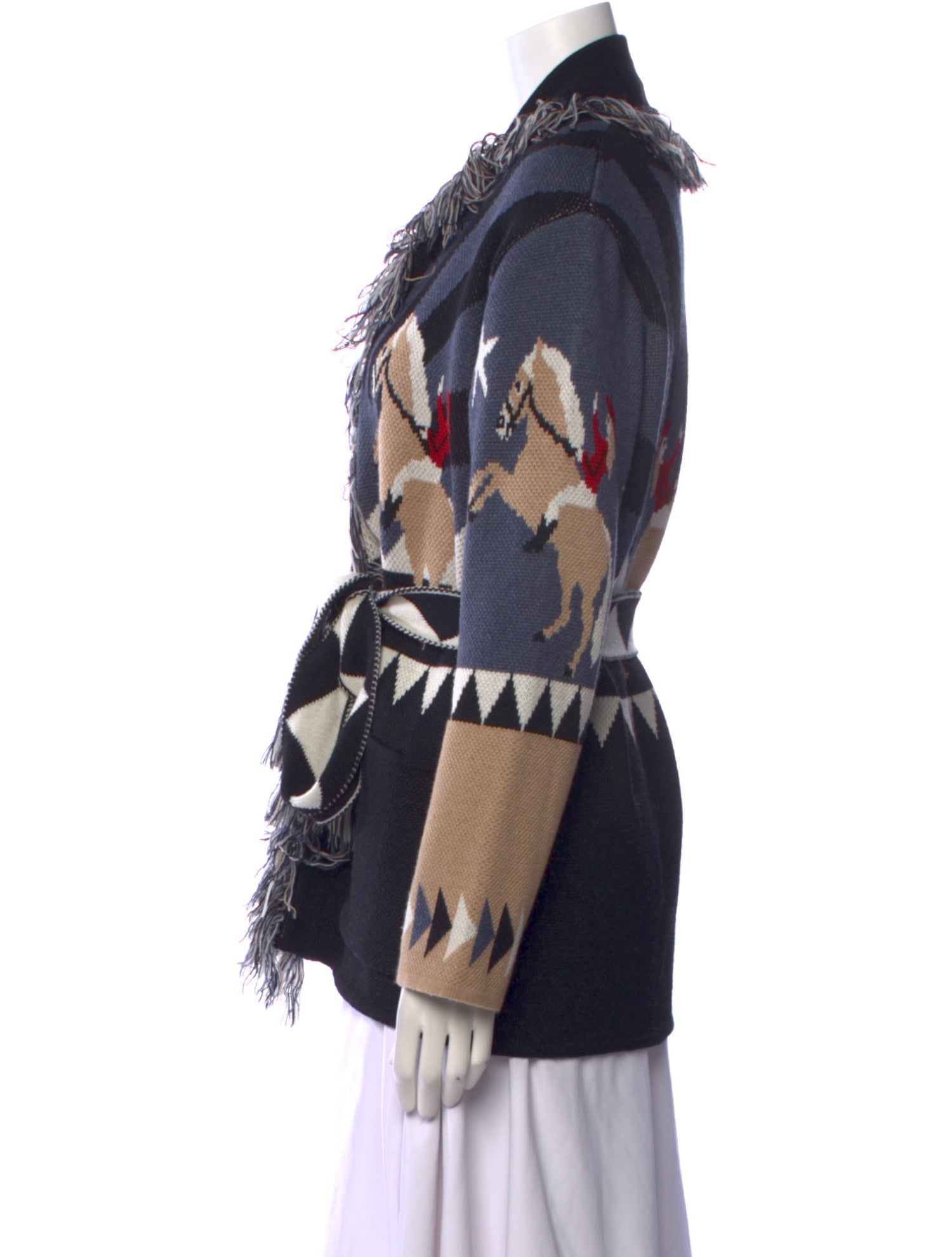 Hayley Menzies Merino Wool Printed Sweater