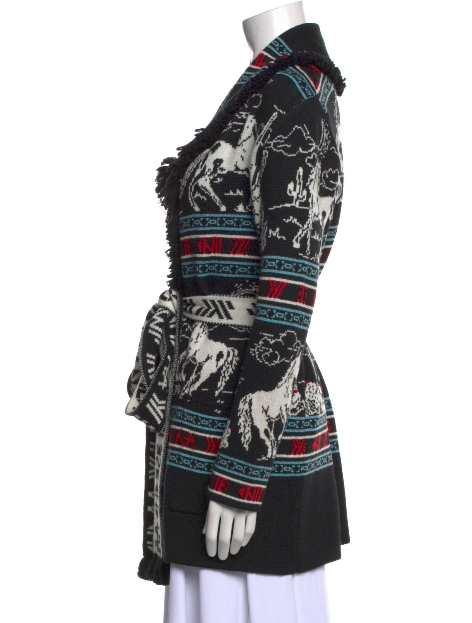 Hayley Menzies Merino Wool Printed Sweater w/ Tags