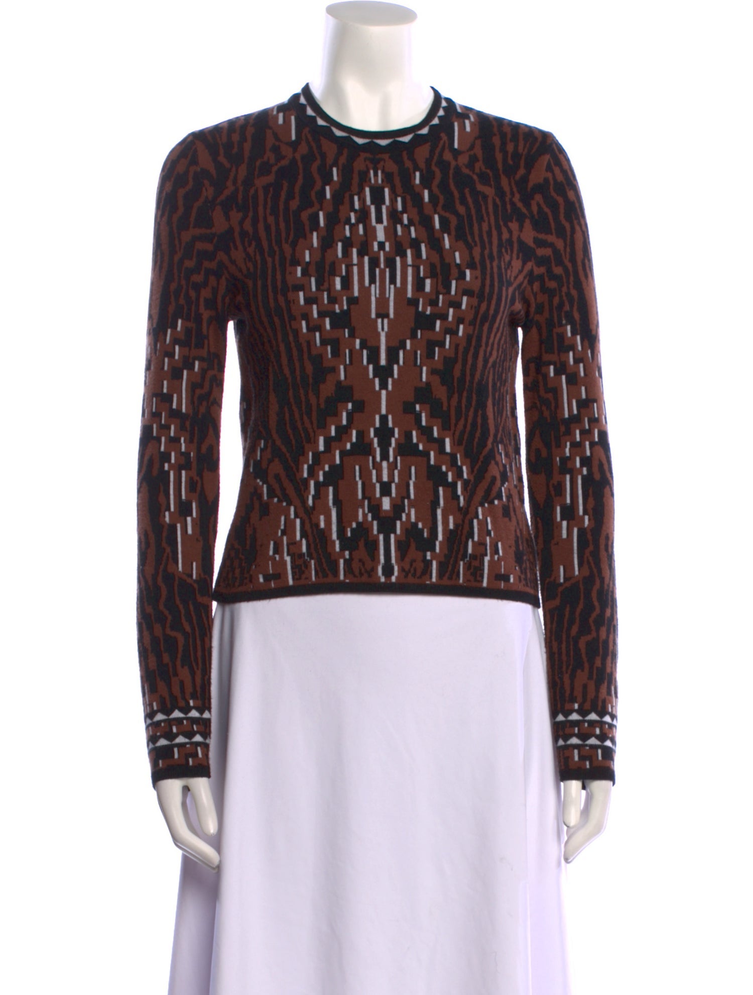 Hayley Menzies Printed Crew Neck Sweater