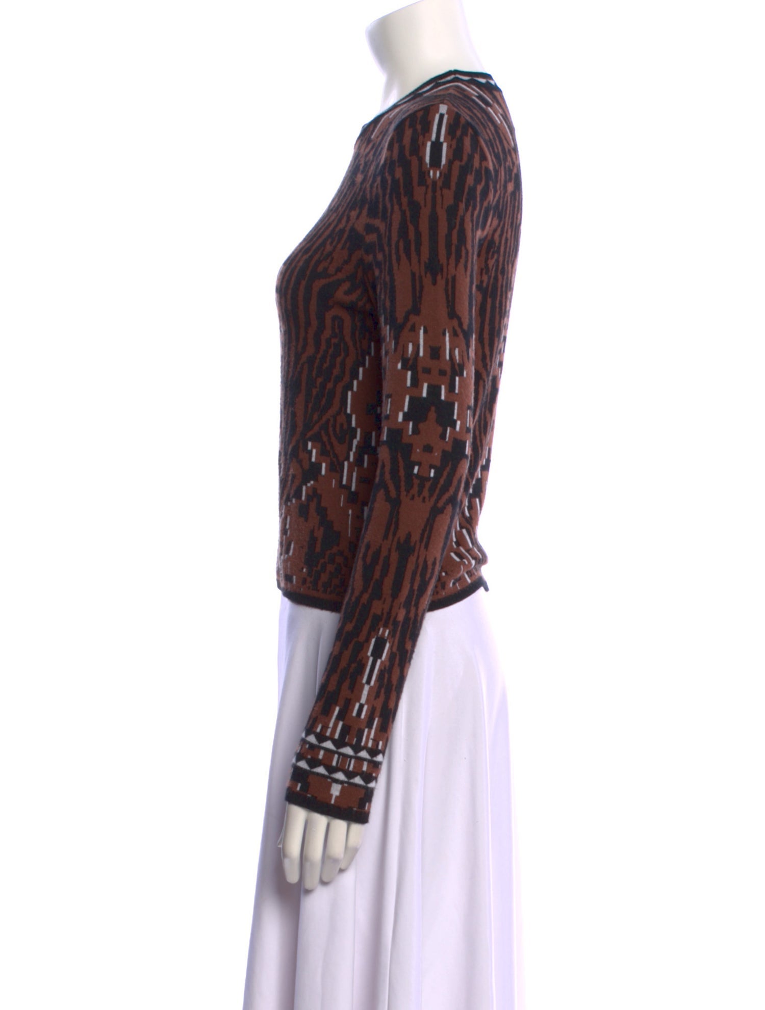 Hayley Menzies Printed Crew Neck Sweater