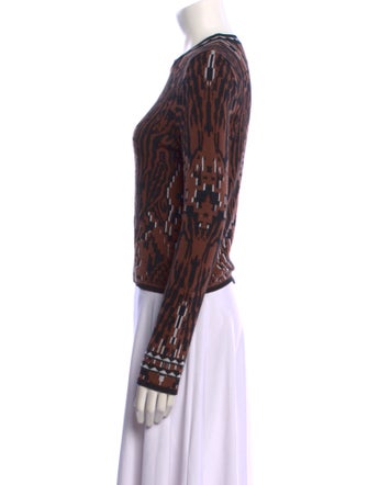 Hayley Menzies Printed Crew Neck Sweater